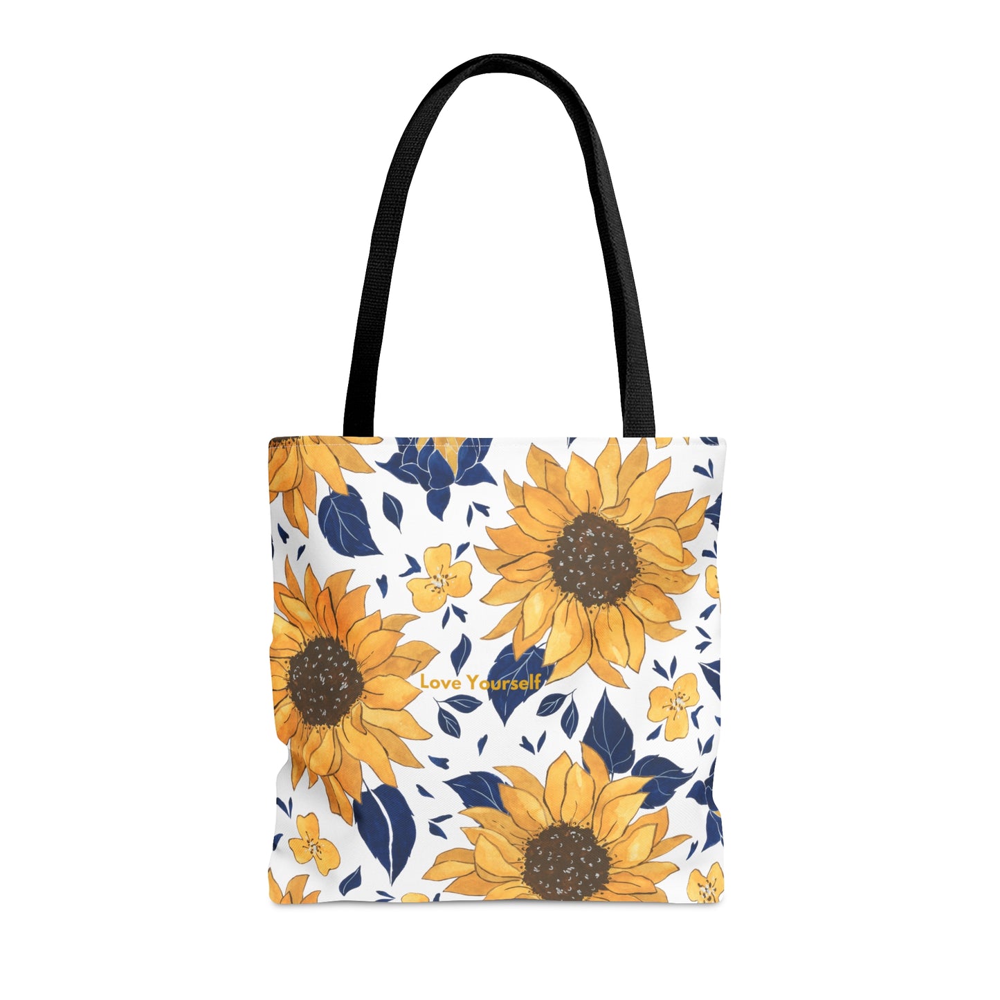 Sunflower Pattern Tote Bag