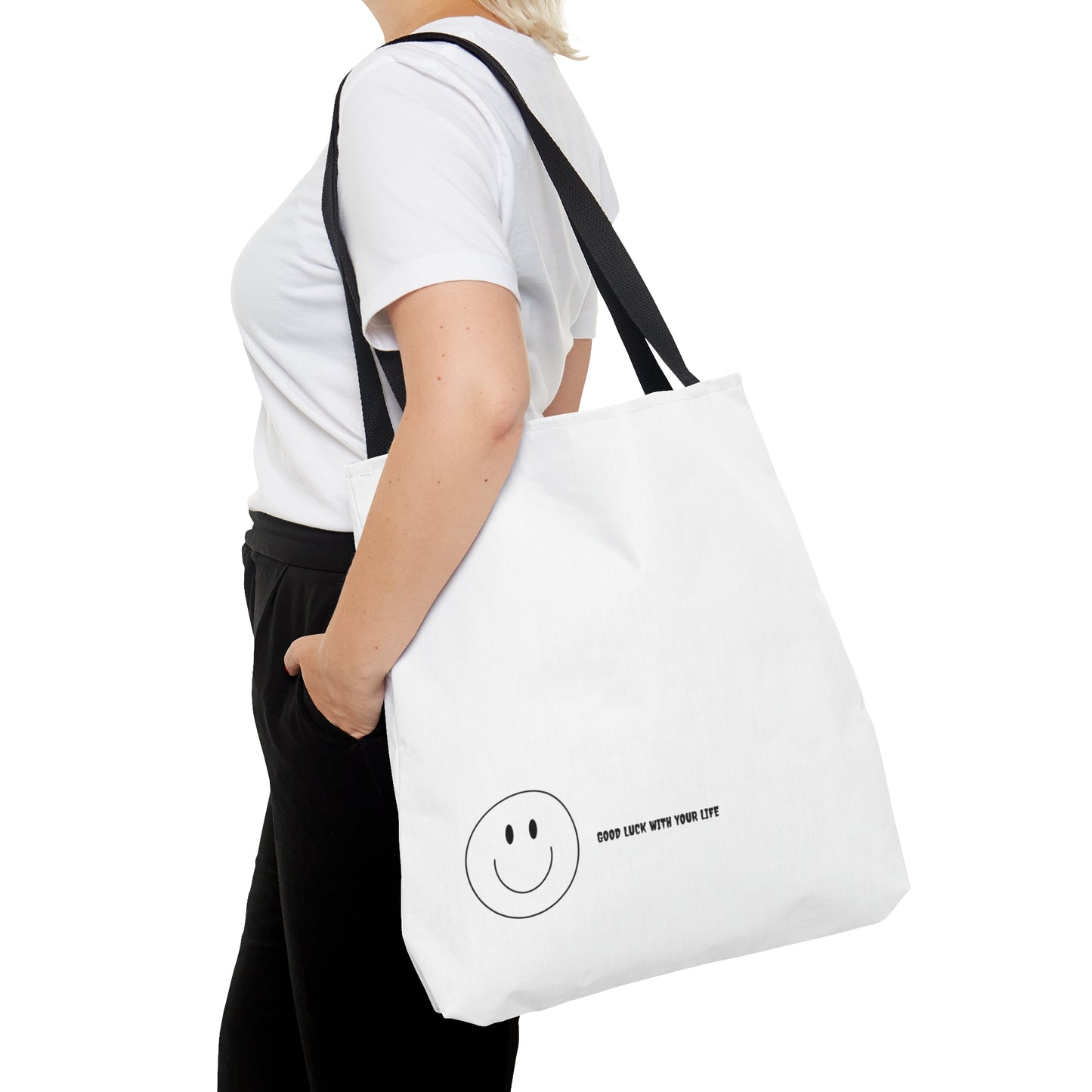 Good Luck With Your Life Tote Bag