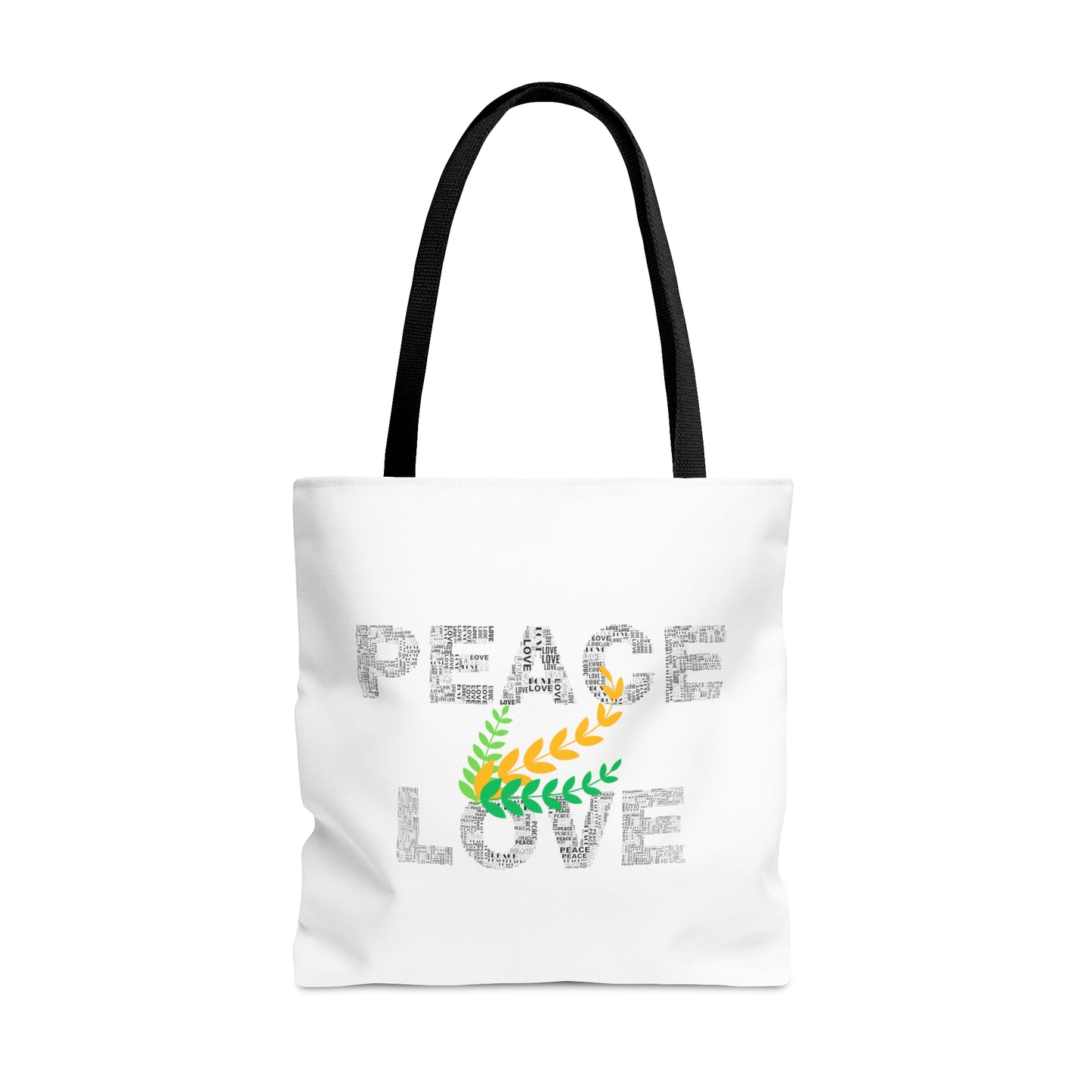 Peace and Love Tote Bag