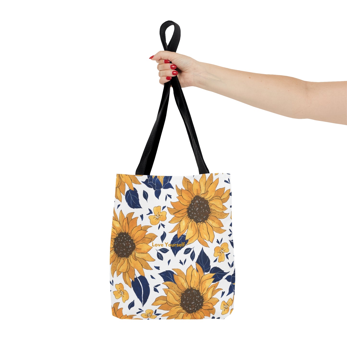 Sunflower Pattern Tote Bag