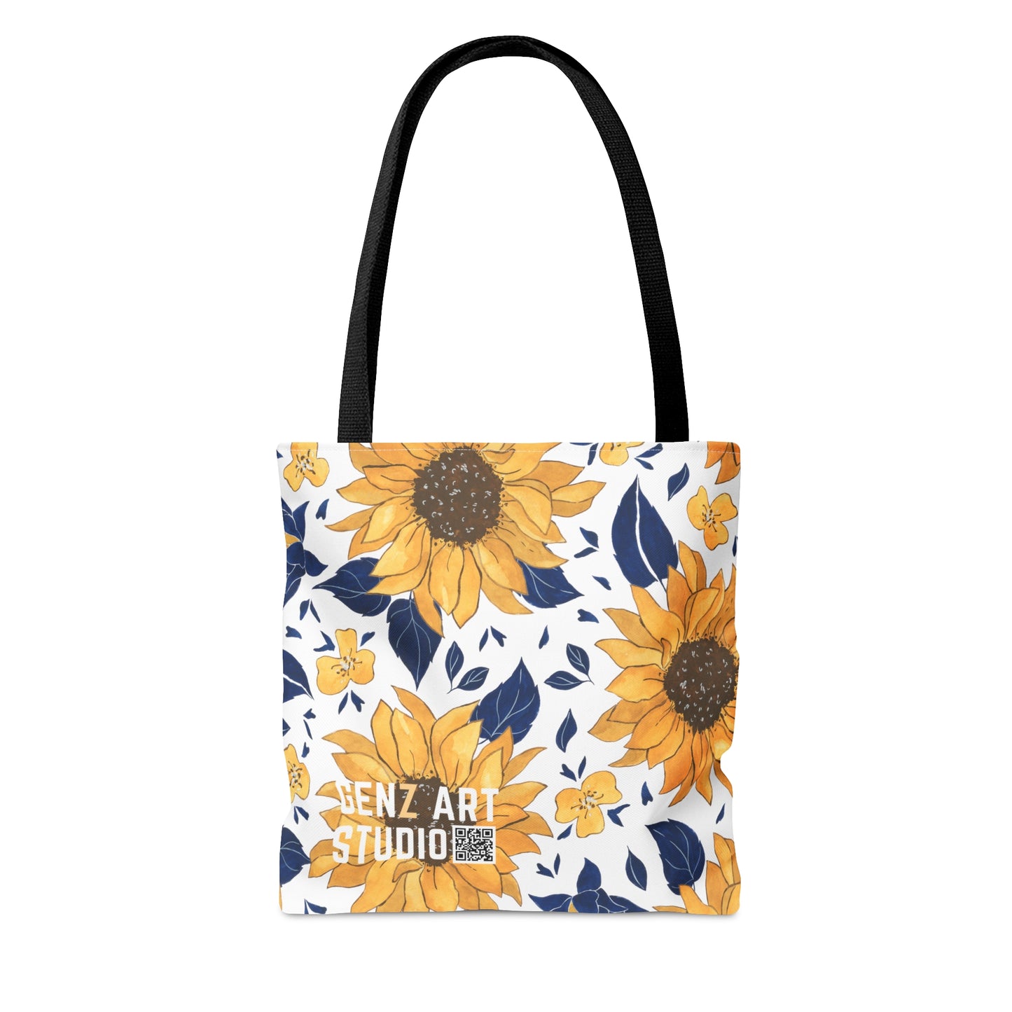 Sunflower Pattern Tote Bag