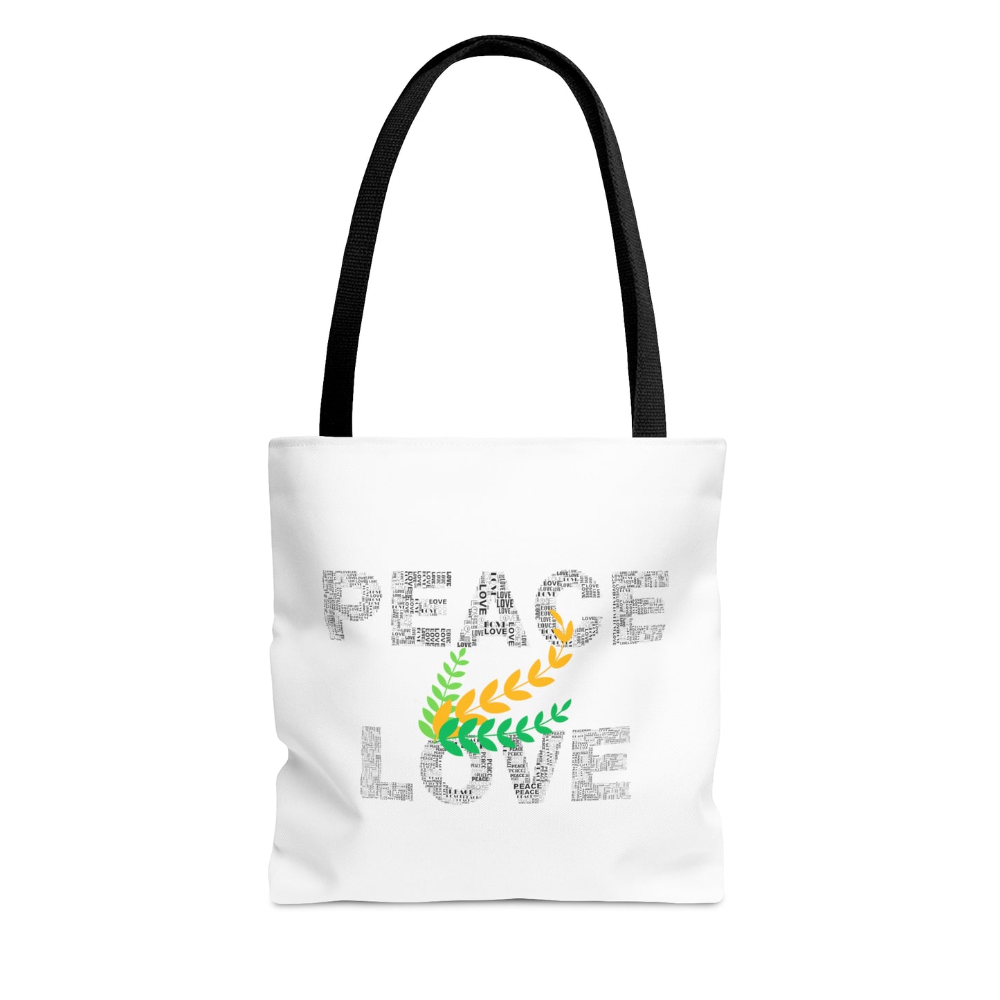 Peace and Love Tote Bag