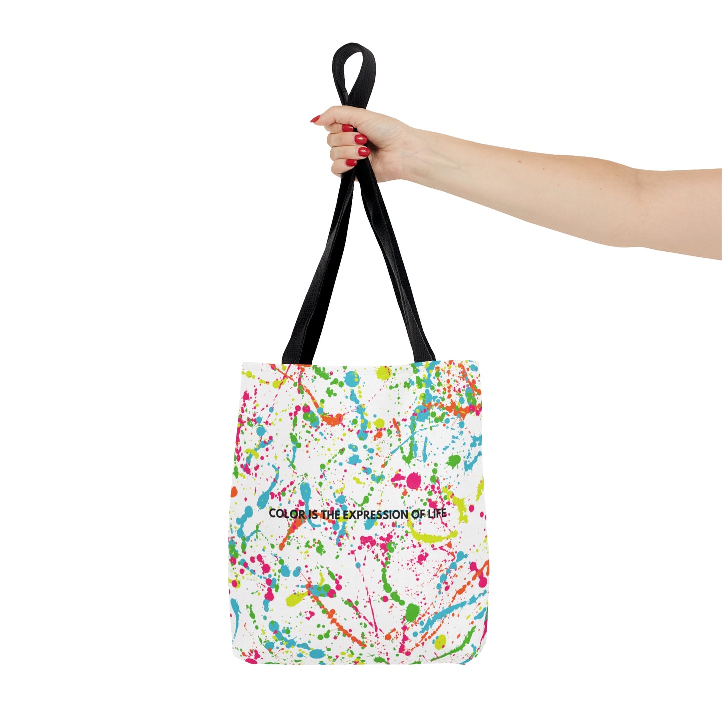 Color is the Expression of Life Tote Bag