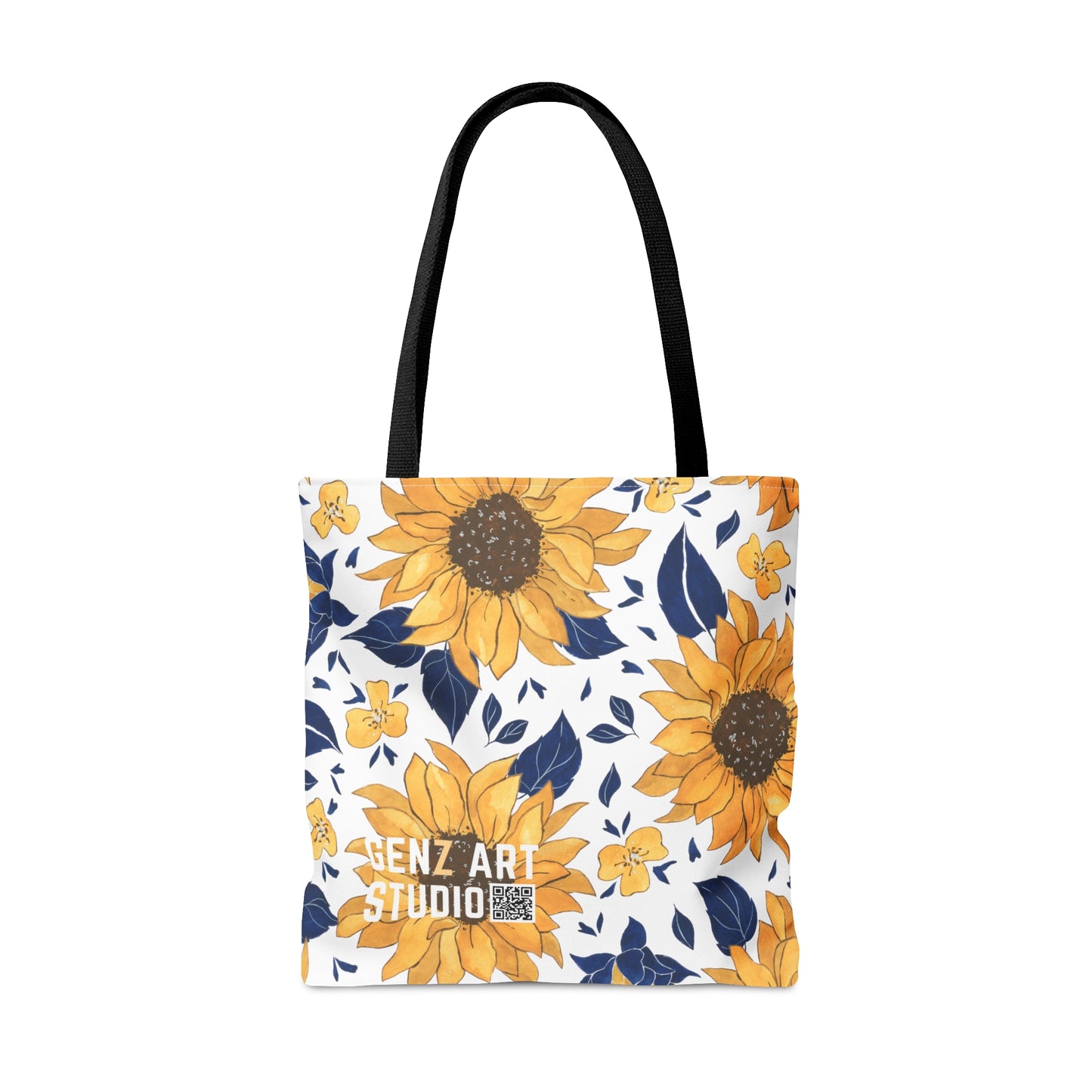 Sunflower Pattern Tote Bag