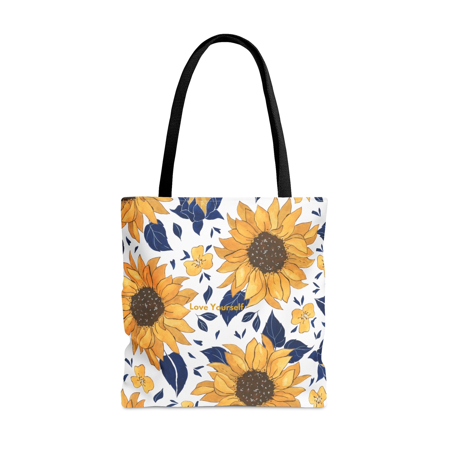 Sunflower Pattern Tote Bag