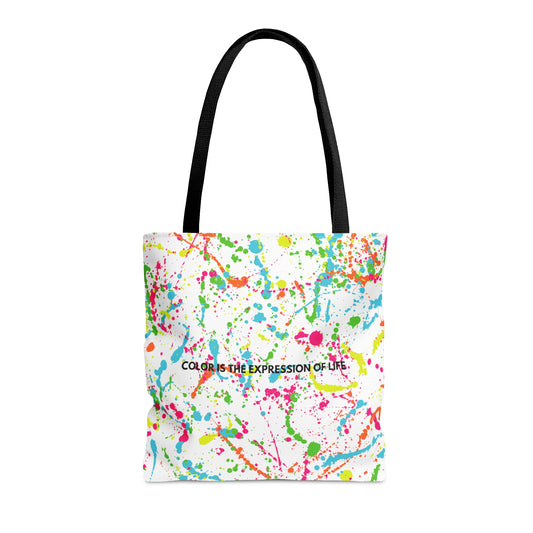 Color is the Expression of Life Tote Bag