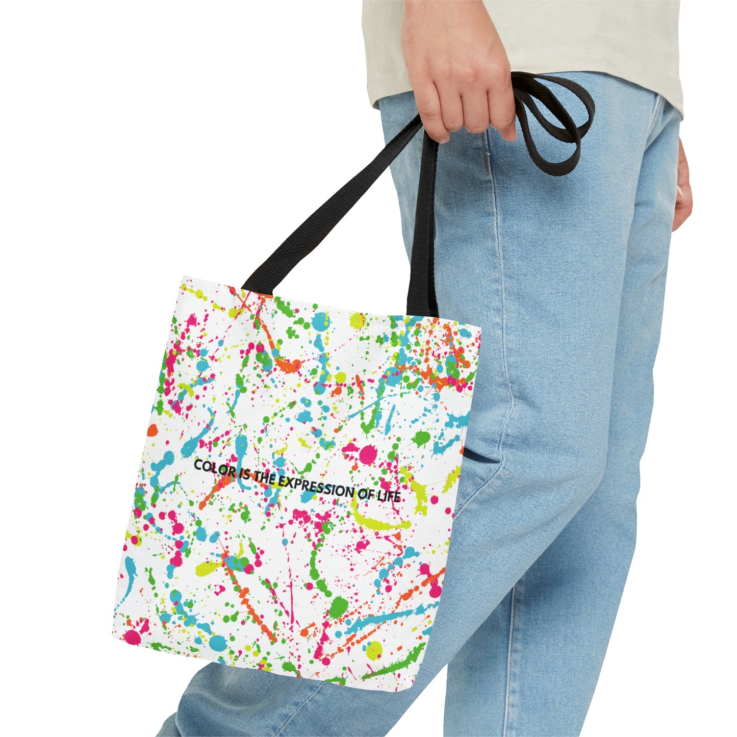 Color is the Expression of Life Tote Bag