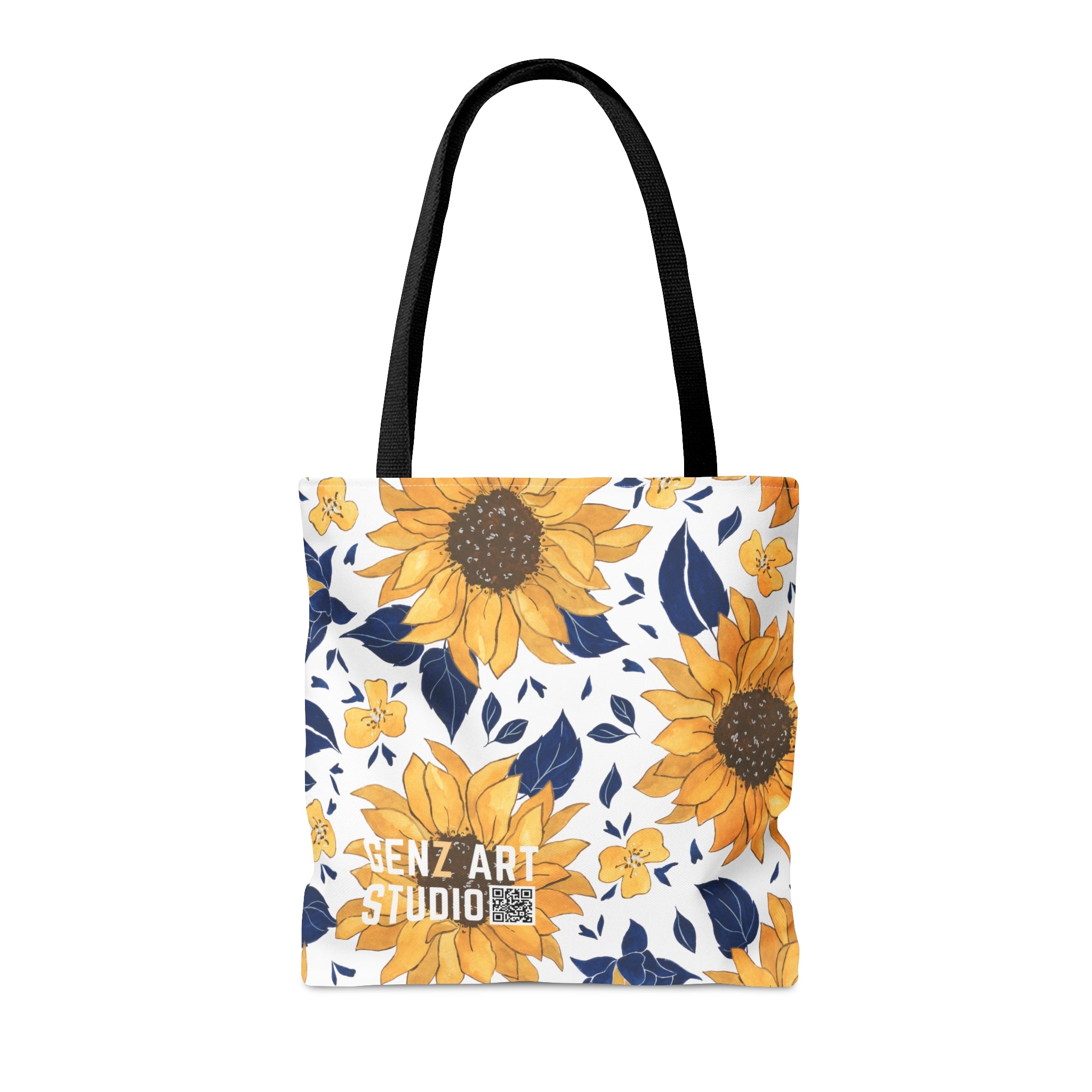Sunflower Pattern Tote Bag